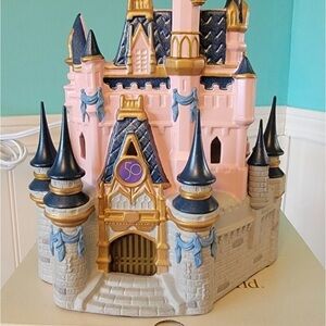 Disney Castle Decor in Pink and Gold